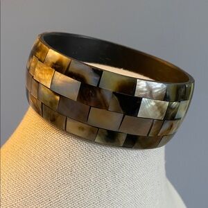 Mother of Pearl Bangle Bracelet